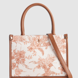 Tropical Canvas Mini Tote